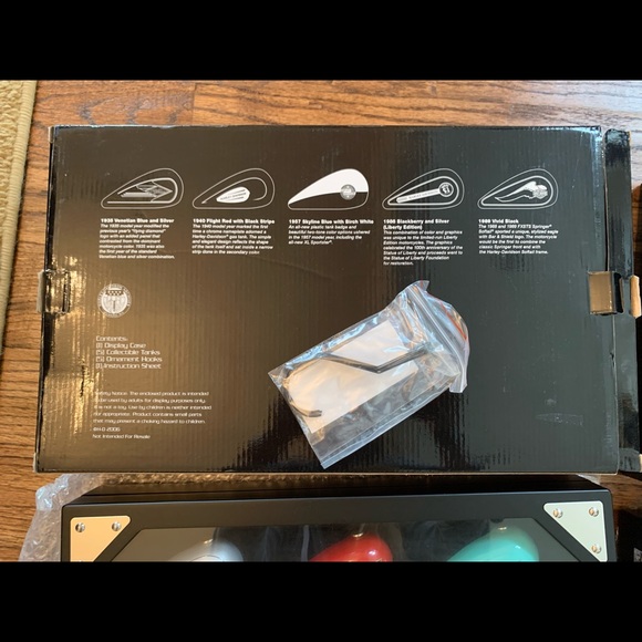 2 HARLEY-DAVIDSON Collectible tank set 2006 series NIB - Picture 4 of 8